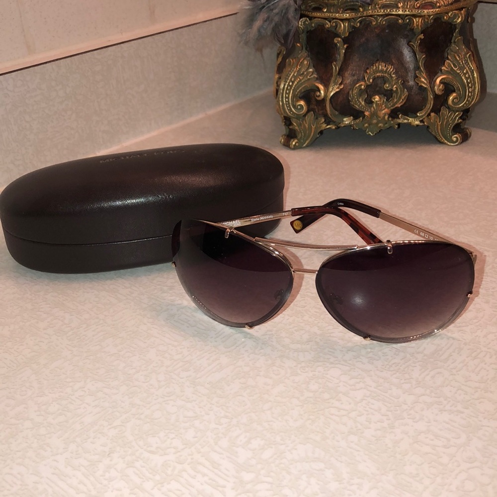 Michael Kors Aviator Style Sunglasses